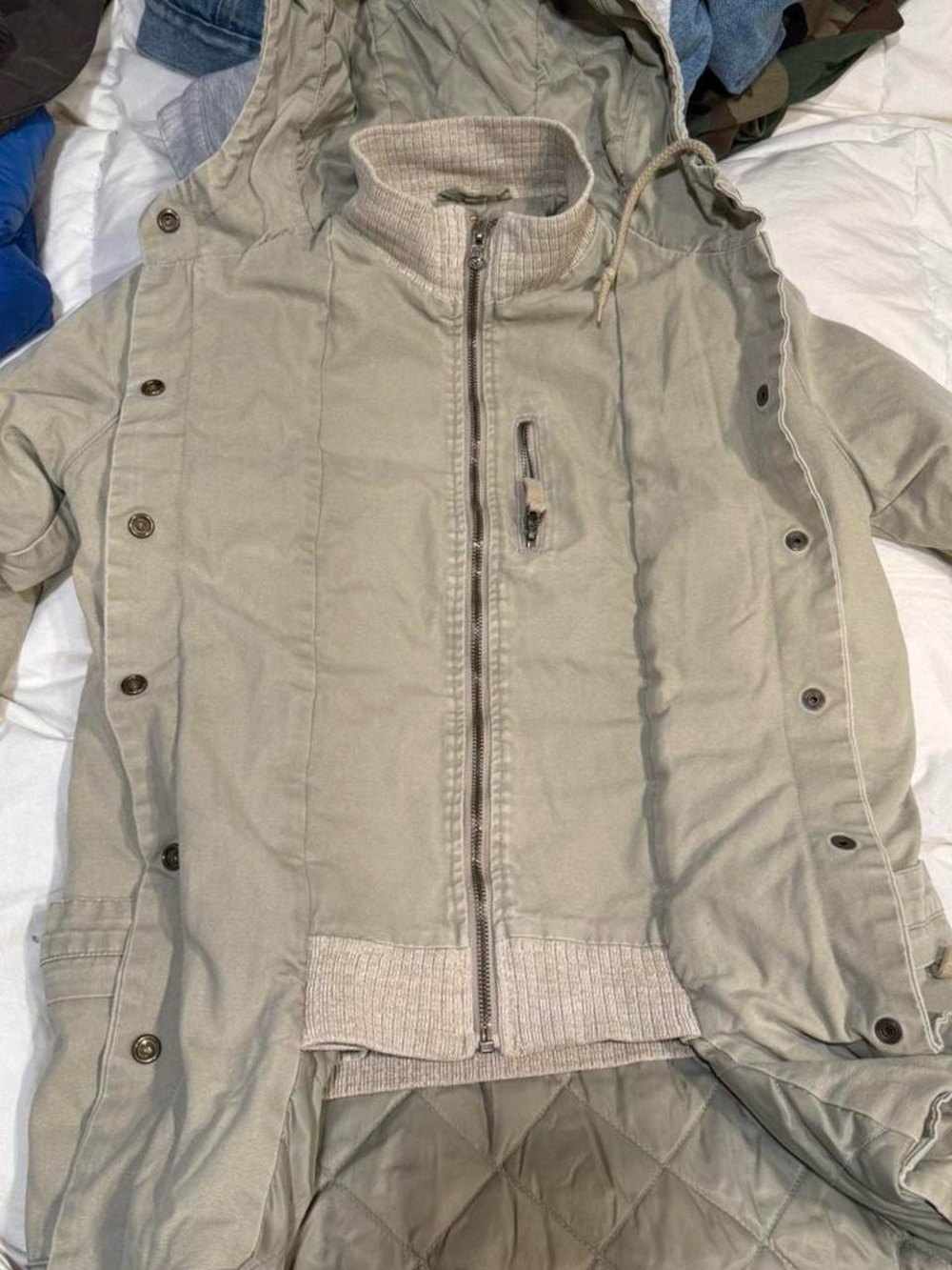 Y2K DC Shoes Utility Parka Quilted Lined Jacket - Picture 3 of 5